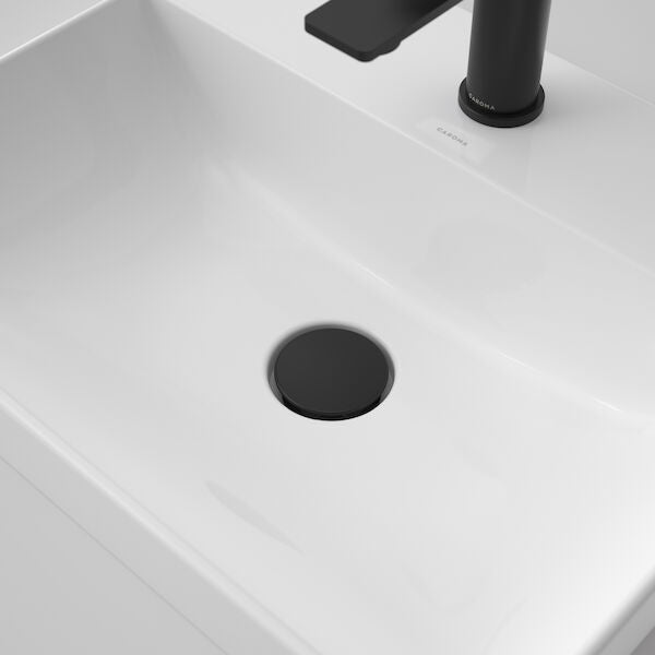 Caroma Urbane II Basin Dome Pop-Up Plug & Waste White