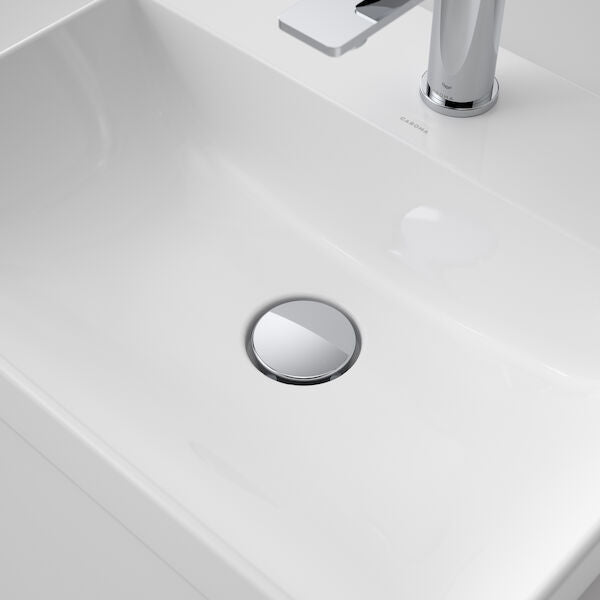 Caroma Urbane II Basin Dome Pop-Up Plug & Waste White