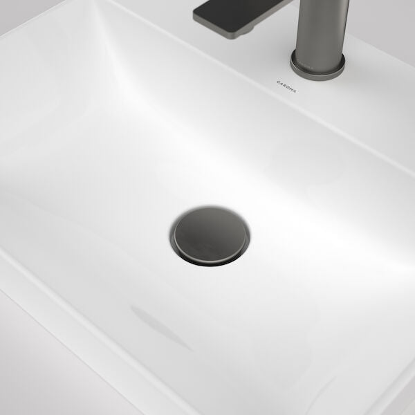 Caroma Urbane II Basin Dome Pop-Up Plug & Waste White