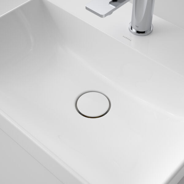 Caroma Urbane II Basin Dome Pop-Up Plug & Waste White