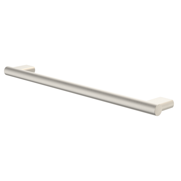 Opal Support Rail 600mm Straight - Brushed Nickel