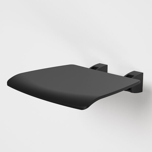 Caroma Opal Support Shower Seat Folding – Matte Black