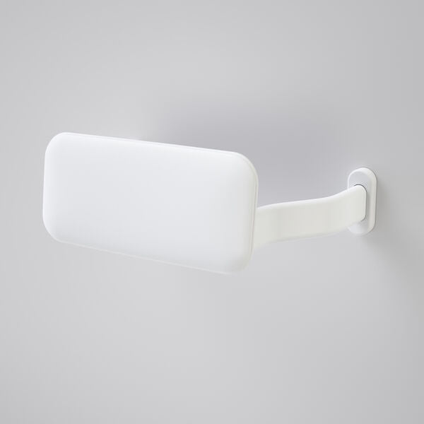 Caroma Backrest Curved Arm - White (with GermGard®)