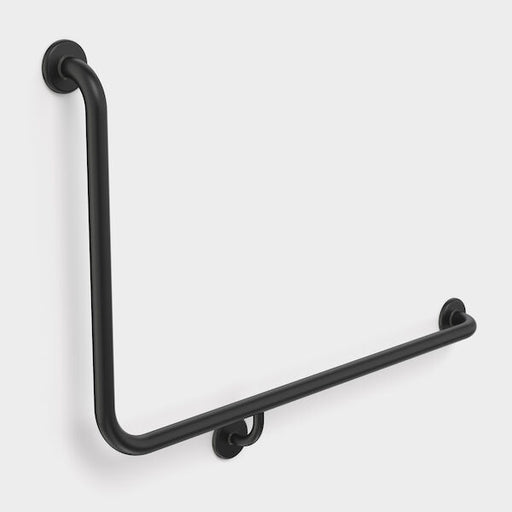 Caroma Care Support Grab Rail - 90 Degree Angled 960x600 RH - Matte Black