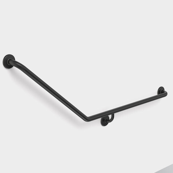 Caroma Care Support Grab Rail - 140 Degree Angled 870x700 RH