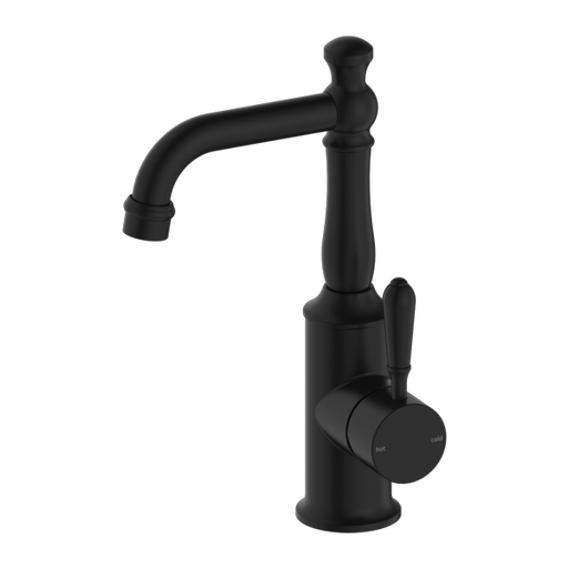 Nero York Basin Mixer with Metal Lever