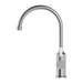Nero York Kitchen Mixer Gooseneck Spout with White Porcelain Lever