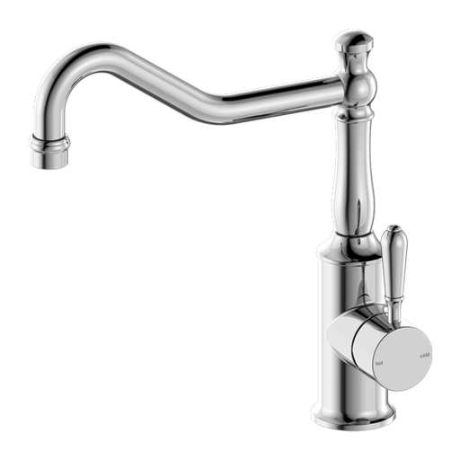 Nero York Kitchen Mixer Hook Spout with Metal Lever