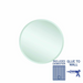 Thermogroup Kent 18mm Bevel Round Mirror Glue-to-Wall and Demister