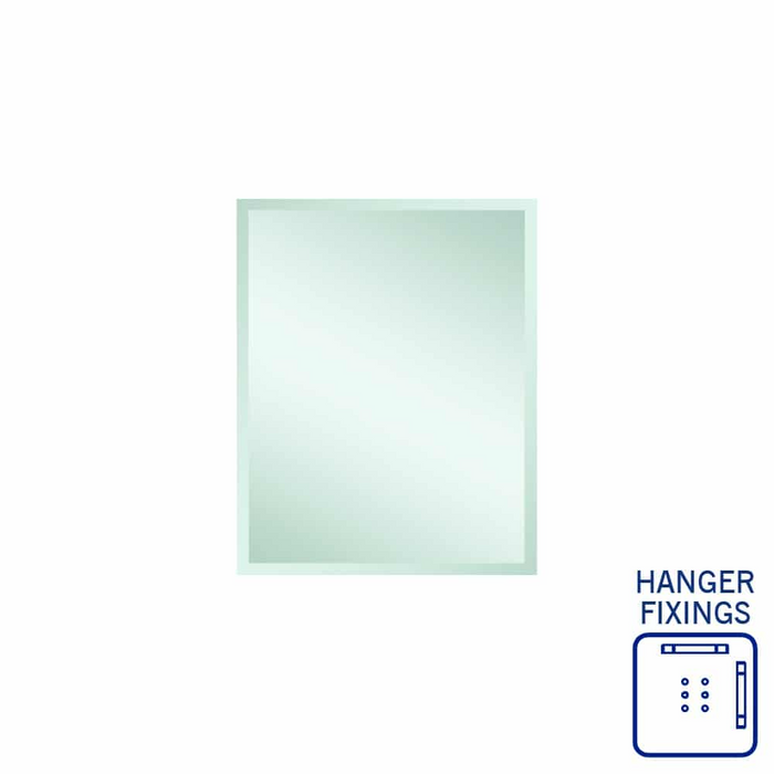 Montana Square 25mm Bevel Edge Mirror - with Hangers