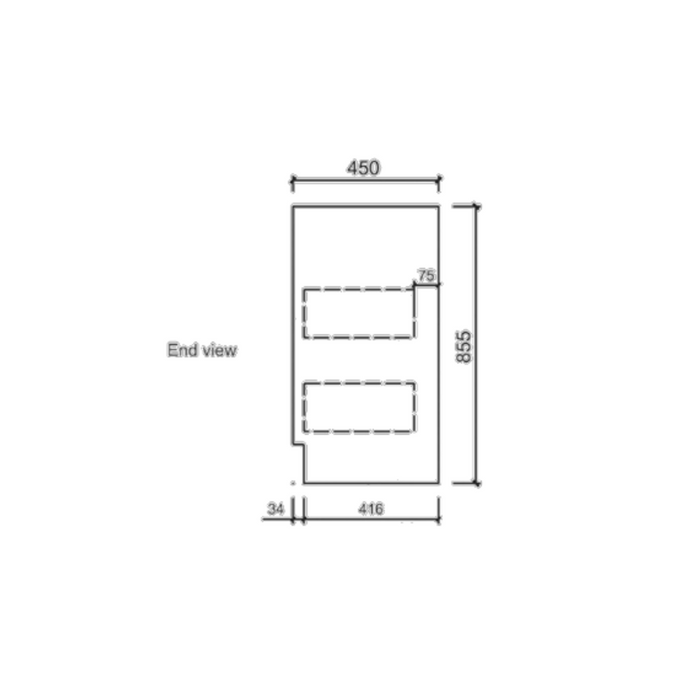 Aulic Rocky White Cabinet With Options Of Handles