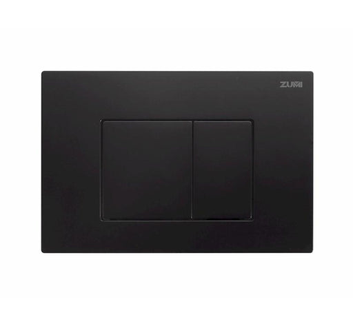 Java Square Abs Flush Plate Matte Black