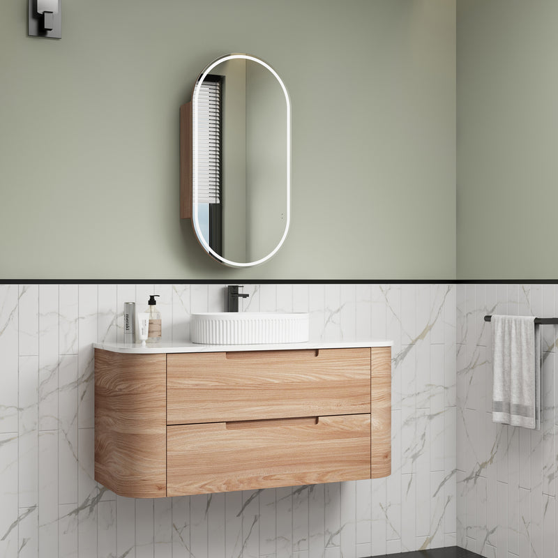 Aulic Briony Curve Finger Pull Cabinet 1200MM