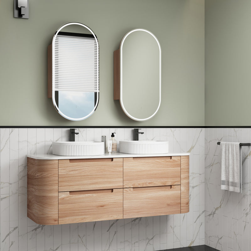 Aulic Briony Curve Finger Pull Cabinet 1500MM