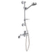 Quoss Diverter Bath/Shower with Drill-Free Rail Bar