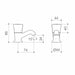 Caroma School Smart Pillar Tap Hob
