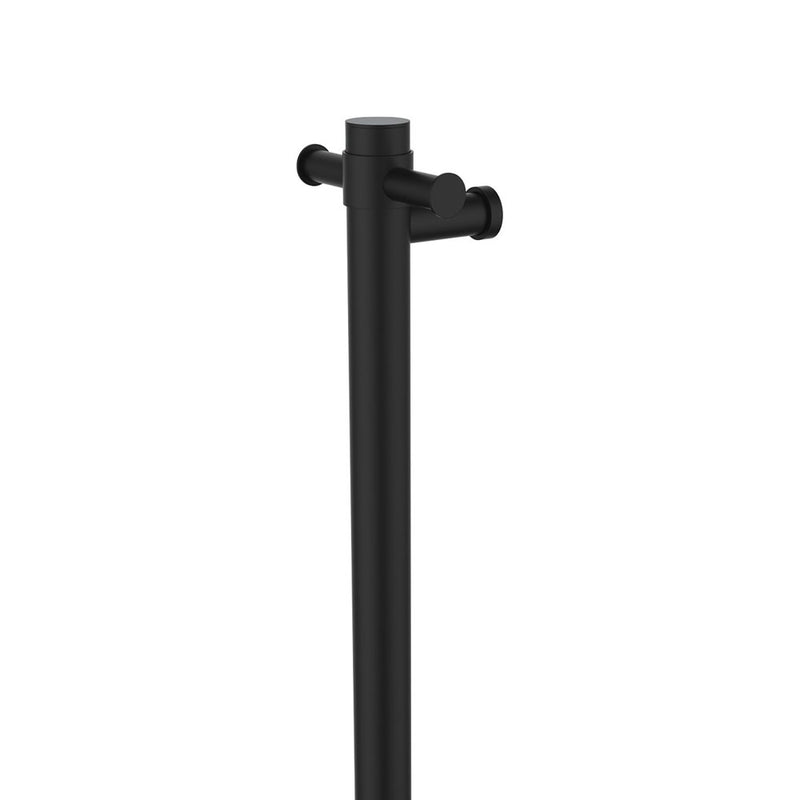 Fienza Isabella Vertical Heated Towel Rail 100 x 900mm Matte Black