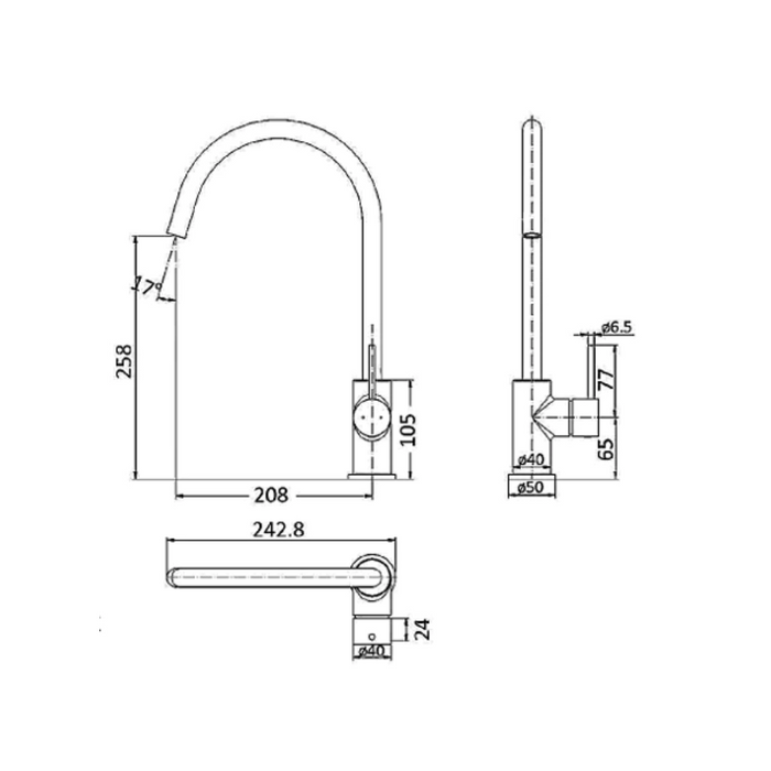 IKON Hali Sink Mixer