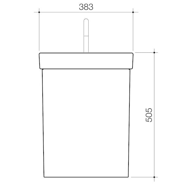 Caroma Profile 5 with Integrated Hand Basin Bottom Inlet Cistern