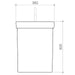Caroma Profile 5 with Integrated Hand Basin Bottom Inlet Cistern