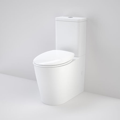 Caroma Care 660 Ambulant Cleanflush Easy Height BI Suite with Double Flap Seat White (GermGard®)