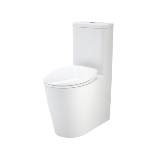 Caroma Care 660 Ambulant Cleanflush Easy Height BI Suite with Double Flap Seat White (GermGard®)