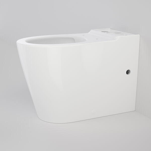 Caroma Care 660 Cleanflush Wall Faced Close Coupled Easy Height BI Pan with Uniorbital Connector GermGard