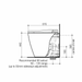 Caroma Urbane II Bidet Cleanflush® Wall Faced Back Inlet Pan (with GermGard®)