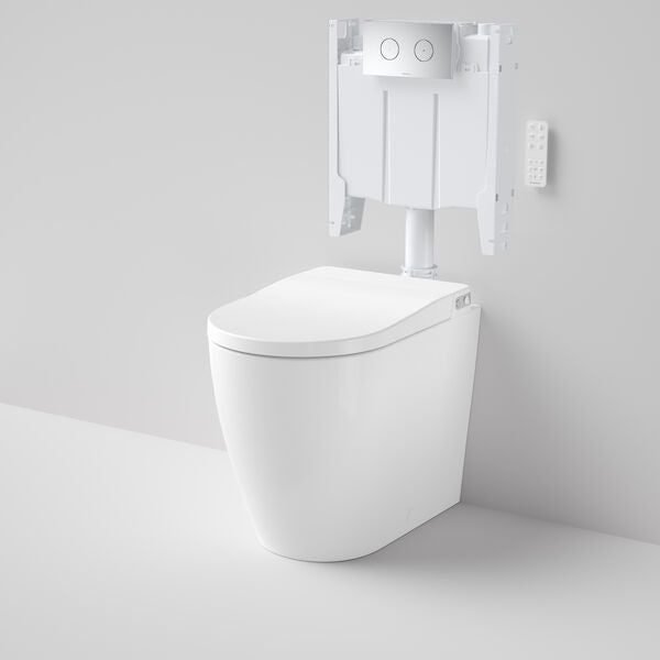 Caroma Urbane® II Bidet Cleanflush® Invisi Series II® Wall Faced Toilet Suite (with GermGard®)