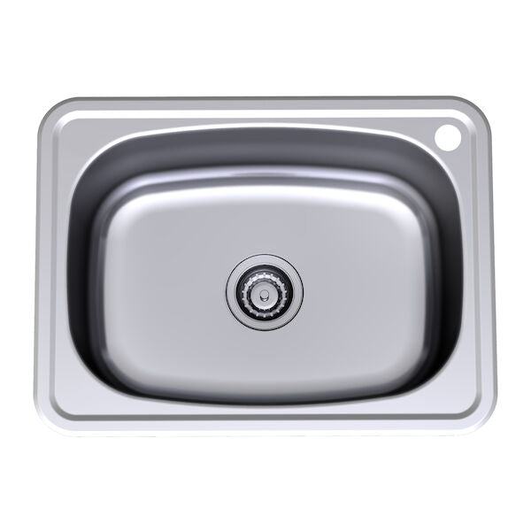 Caroma Single 45 Litre Flushline Tub Standard - 1TH RH, NO BY-PASS