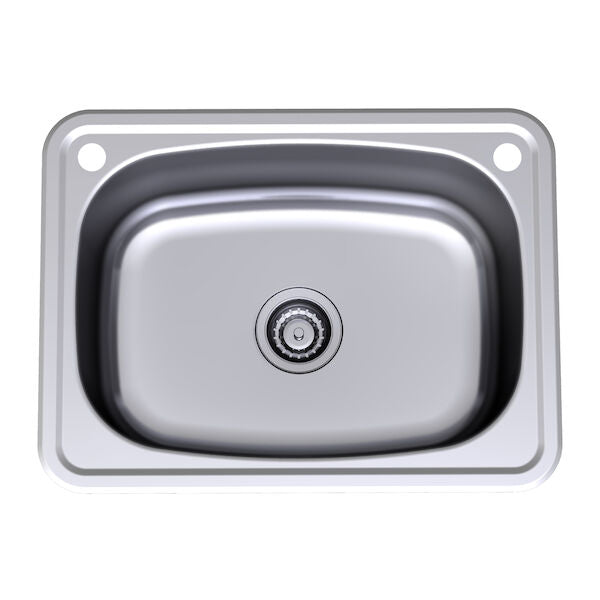 Caroma Single 45 Litre Flushline Tub Standard - BY-PASS (Includes one flexible by-pass kit and 2 by-pass holes)
