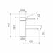 Caroma Pin Lever Basin Mixer - Chrome - Lead Free