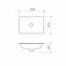 Caroma Urbane II Under Counter Basin (No Tap Hole)