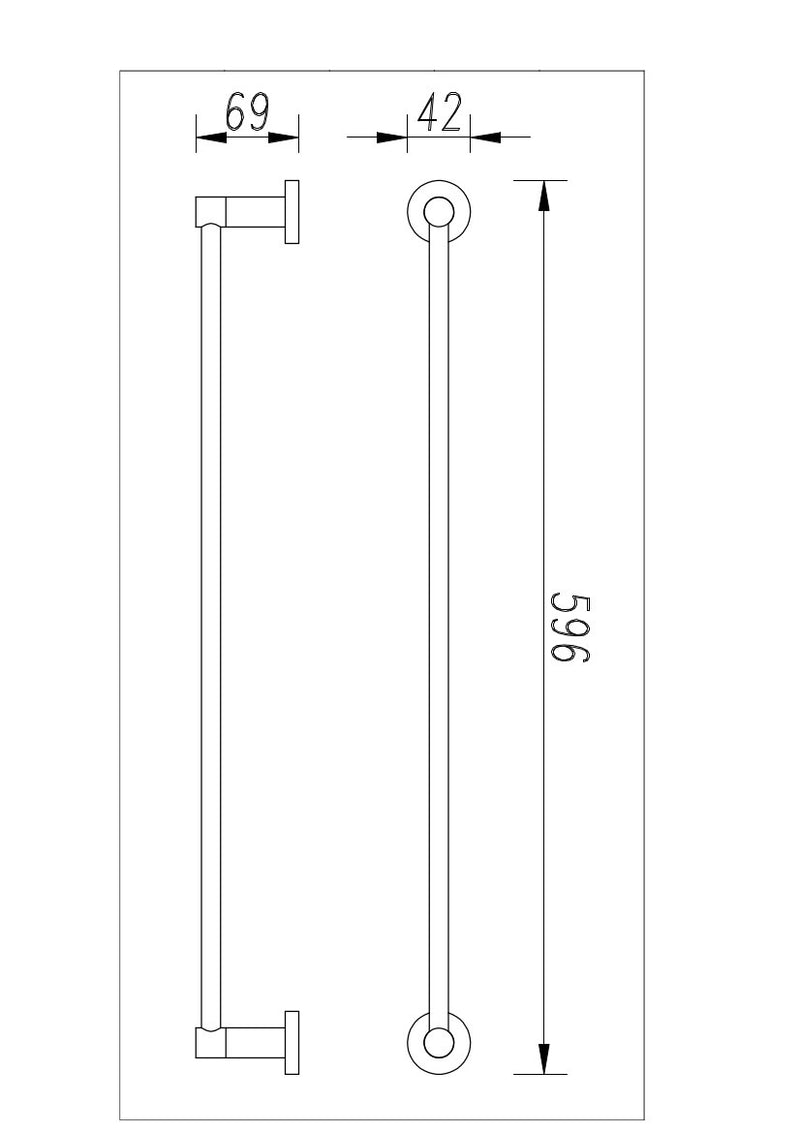 Millennium Cioso Single Towel Rail