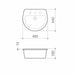 Caroma Cosmo Vanity Basin 1TH White
