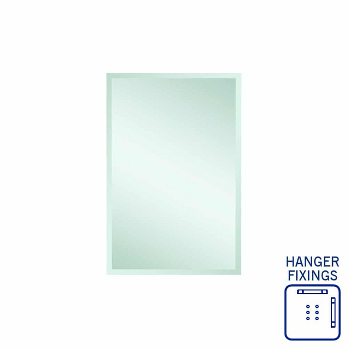 Montana Square 25mm Bevel Edge Mirror - with Hangers