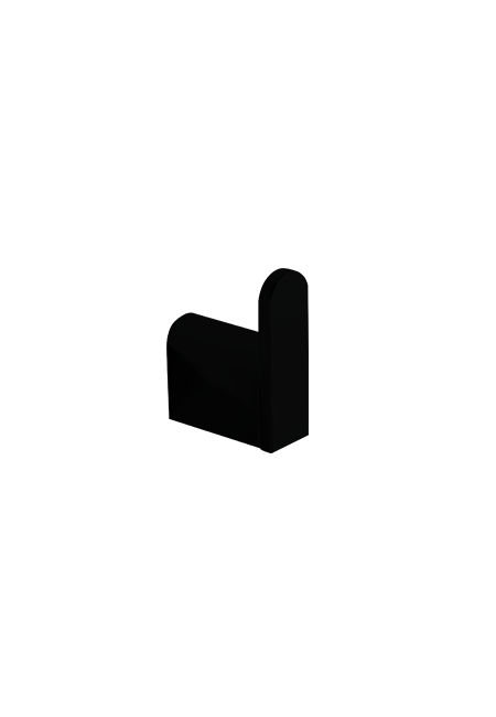 Azzura 90 Series Robe Hook Matte Black