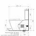 Caroma Care 800 Cleanflush® Wall Faced Toilet Suite Caravelle Care DF WH - WITH GERMGARD®