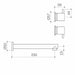 Caroma Luna Lever Bath Set Black