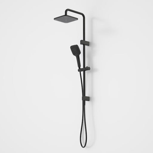 Caroma Luna SYS O/H Shower on Rail Black