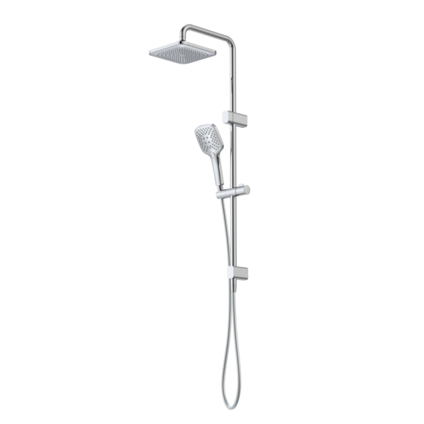 Caroma Luna SYS O/H Shower On Rail Chrome