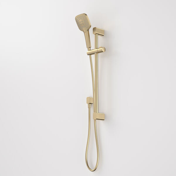 Caroma Luna Multifunction Rail Shower Brushed Brass