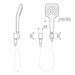 Caroma Luna Multifunction Hand Shower Brushed Brass