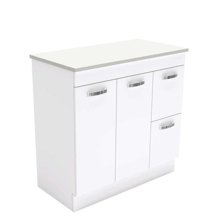 Fienza UniCab 900 Cabinet on Kickboard, Right Hand Drawers