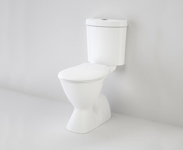 Caroma Profile 4 Easy Height Connector Toilet Suite S Trap with Soft Close Seat