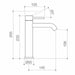 Caroma Liano II Mid Tower Basin Mixer - Matte Black - Lead Free