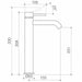 Caroma Liano II Tower Mixer - Chrome
