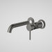 Caroma Liano II 175mm Wall Basin / Bath Trim Kit - 2 x Round Cover Plates - Gun Metal - Lead Free