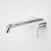 Caroma Liano II 210mm Wall Basin / Bath Mixer - Rounded Cover Plate - Chrome - Sales Kit - LF