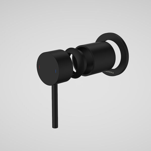 Caroma Liano II Bath / Shower Trim Kit - Round - Matte Black